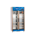 600L Vertical up Einheit Multi-Door Display Kühlschrank